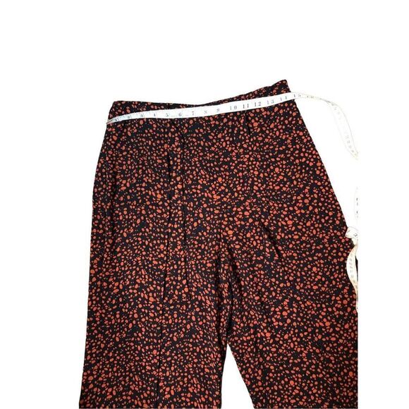 BP black and orange palazzo high waist with attach front tie belt wide leg size - Picture 9 of 13